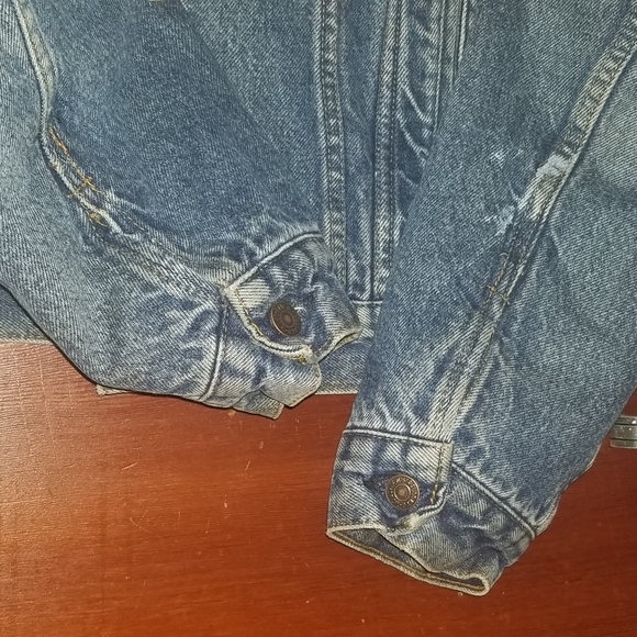 Vntg. Levi's 527 Trucker Blanker Lined Jacket - Picture 9 of 13